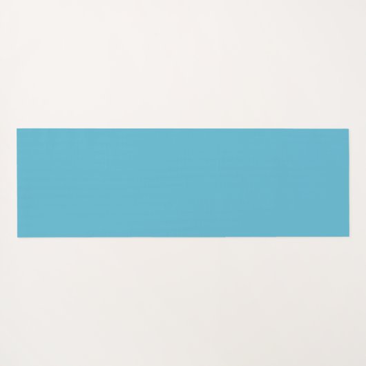 Blauwe Paarse bloem Abstracte fractale kunst Yogamat (Achterkant (horizontaal))