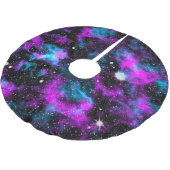 Blauwe Paarse galaxy Space Stars Novelty Kerstmis Kerstboom Rok (Gekanteld)