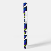 Blauwe Paarse groene vleugels nu Case-Mate iPhone Case (Achterkant / Links)