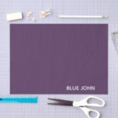 Blauwe paarse kleurennaam tissuepapier (Craft)