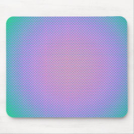Blauwe parelkleurige koolstofvezel gepatterd muismat