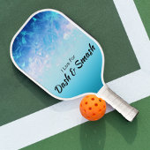 Blauwe Pareltjes Mousserend Ombre Dash & Smash Pickleball Paddle
