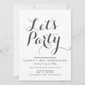 Blauwe Partij Kaart (Voorkant)