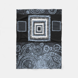 blauwe pasleydeendeken fleece deken