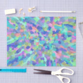 Blauwe pasta tissuepapier (Craft)