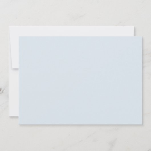 Blauwe Pastel Regenboog van Plezier 1e Verjaardag Kaart (Achterkant)