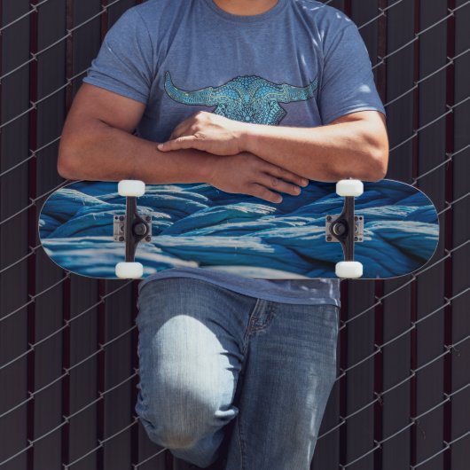Blauwe paus skateboard (Buiten 3)