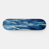 Blauwe paus skateboard (Horizontaal)