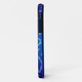 Blauwe pelvel van luipaard 2 Case-Mate iPhone case (Achterkant/links)