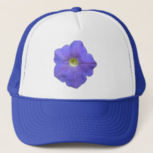 Blauwe Petunia Hoed Trucker Pet
