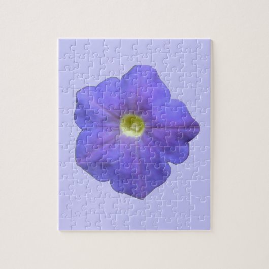 Blauwe Petunia Puzzel (Verticaal)
