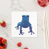 Blauwe pijl kikker servetten (Insitu)
