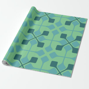 Blauwe pijlen cadeaupapier