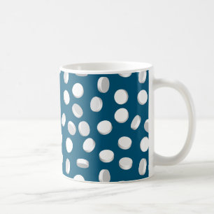 blauwe pillen koffiemok
