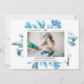 Blauwe pine boomtakken Foto SEIZOON'S GREETINGS (Voorkant)