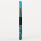 BLAUWE PINK ROSE BLAUW BLAUWGROEN DAMASKGEM MONOGR Case-Mate iPhone CASE (Achterkant/rechts)