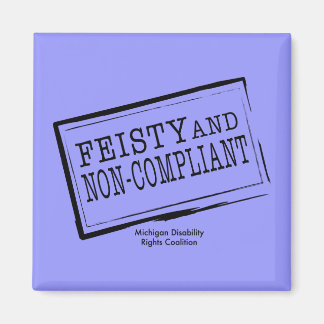 Blauwe pittige magneet