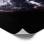 Blauwe planeet poster (Hoek)