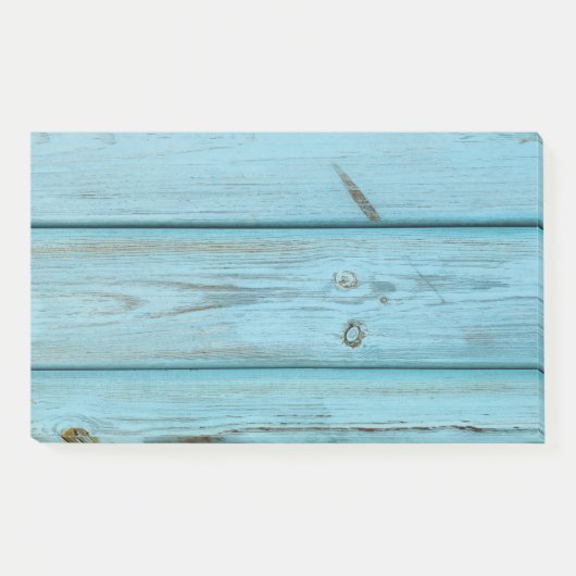 blauwe planken post-it® notes (Voorkant)