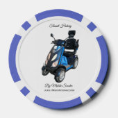 Blauwe Poker Chips (Achterkant)