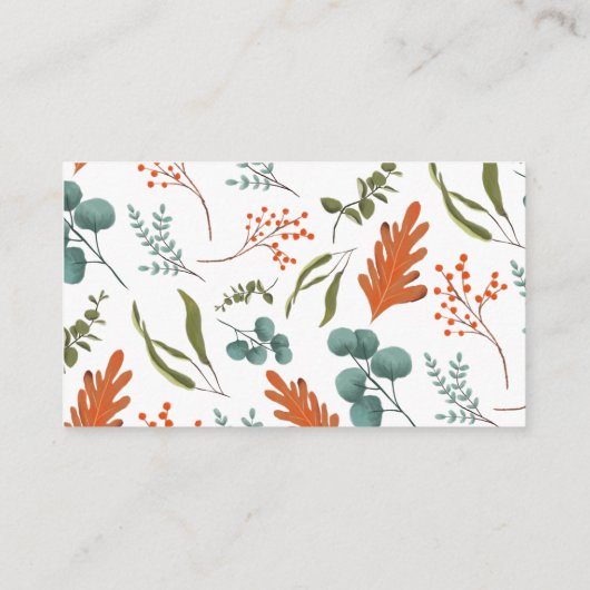 Blauwe Pompoen Baby shower Luier Raffle Ticket Informatiekaartje (Achterkant)