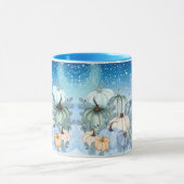 Blauwe pompoen nachtdromen mok (Midden)