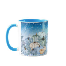 Blauwe pompoen nachtdromen