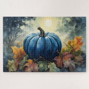 Blauwe pompoen - Puzzel