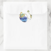 Blauwe pompoen Stickers (Tas)