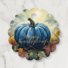 Blauwe pompoen - Verpakking Bedankjes Labels