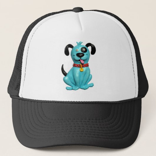 Blauwe pooch trucker pet (Voorkant)