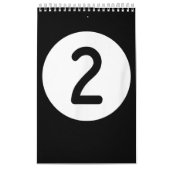 Blauwe pool Nummer twee Billiardensnooker Kalender (Hoes)