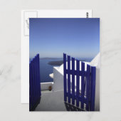 Blauwe poort briefkaart (Voorkant / Achterkant)