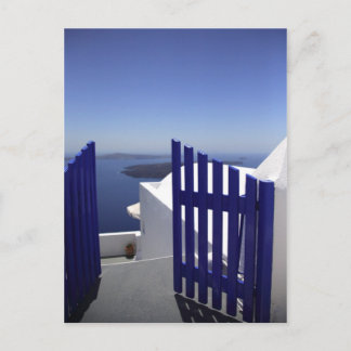 Blauwe poort briefkaart