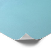 Blauwe Poster met Golven (Hoek)