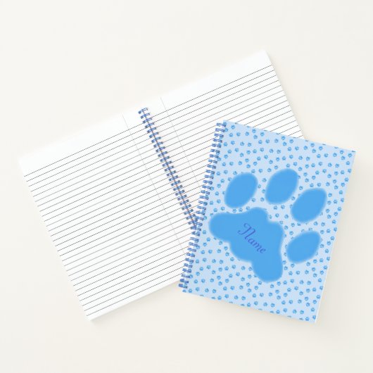 Blauwe poten notitieboek (Binnen)