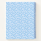 Blauwe poten notitieboek (Achterkant)