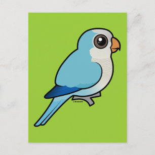 Blauwe Quaker Briefkaart