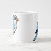 Blauwe Quaker Jumbo Mok (Voorkant)