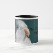 Blauwe Quaker Parrot Mok (Midden)