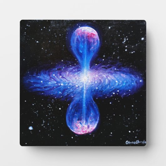 Blauwe quasar fotoplaat (Voorkant)