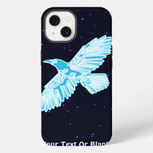 Blauwe Raaf Op Sterren iPhone 13 Hoesje