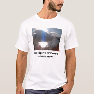 Blauwe Ray met het dingetje, de geest van de vrede T-shirt
