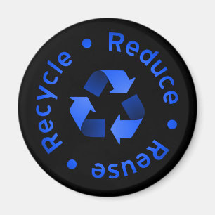 Blauwe reductie, hergebruik, Recyclen magneet