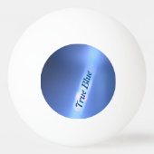 Blauwe refractie gepersonaliseerd pingpongballen (Voorkant)