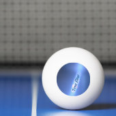 Blauwe refractie gepersonaliseerd pingpongballen (Net)
