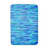 Blauwe Regen druppels Abstract Badmat (Voorkant Verticaal)