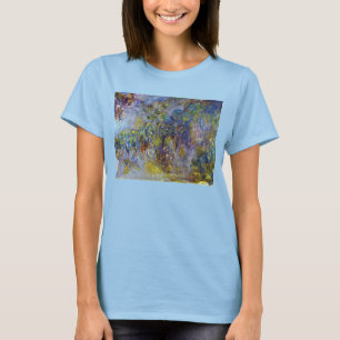 Blauwe regen (rechterhelft) door Claude Monet T-shirt