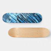 Blauwe regen skateboard (Horizontaal)