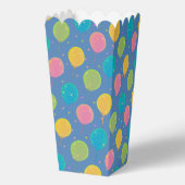 Blauwe regenboogballonnen bedankdoosjes (Achterkant)